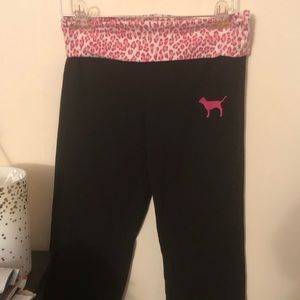 Pink Victoria’s Secret Capri
